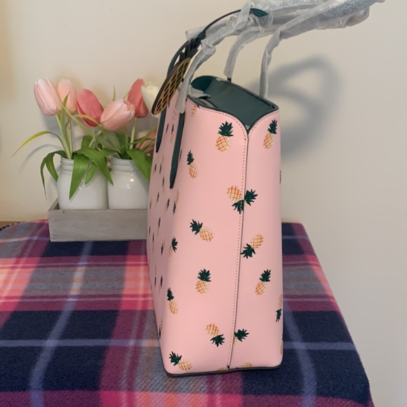 Nwt Kate spade Marlee pineapples printed tote bag - Picture 5 of 9